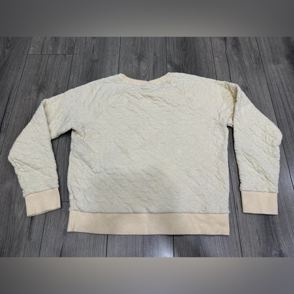 Patagonia Women’s Organic Cotton Quilt Crew Sweatshirt Sz L FLAW! - Picture 6 of 7